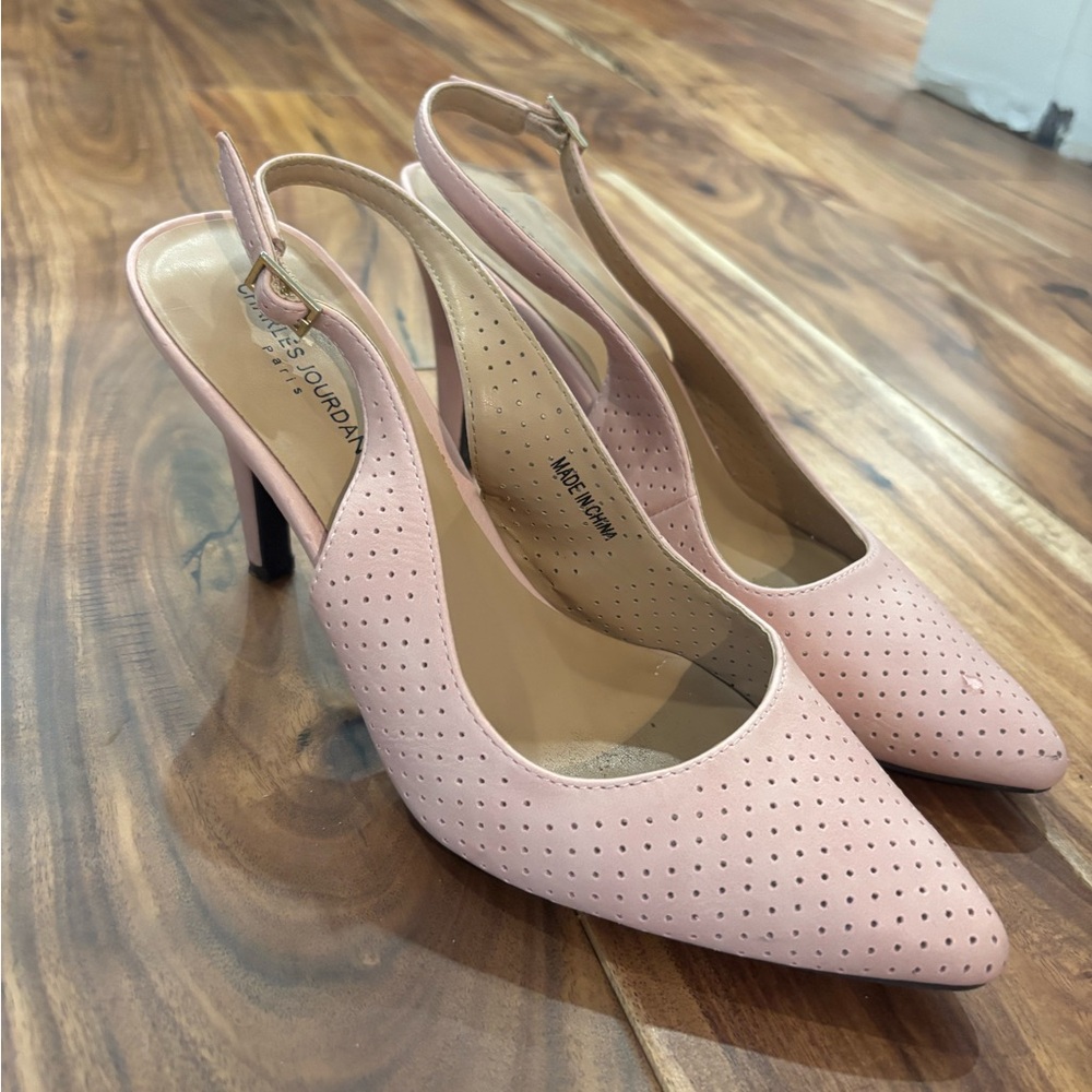 Pink Slingback Heels